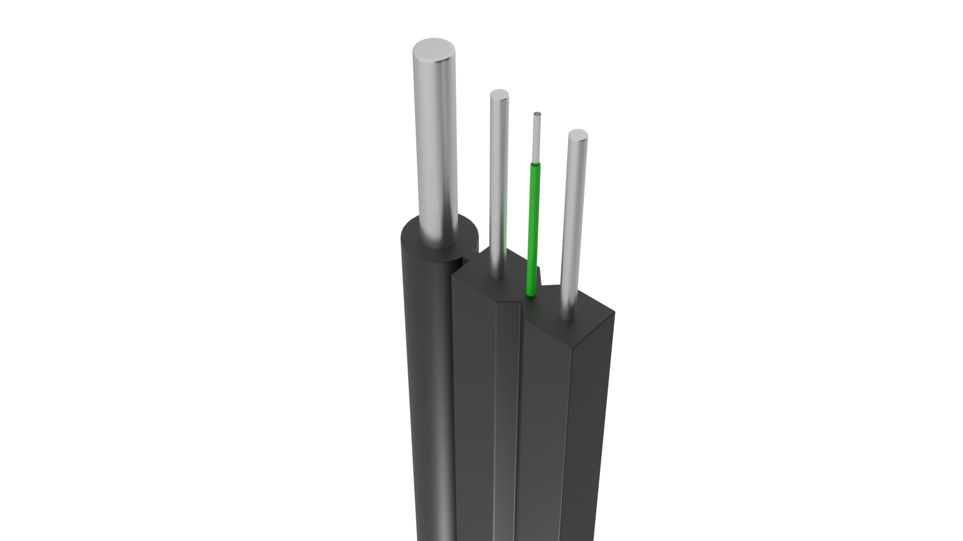 Cabo Óptico DROP 1FO 1KM - 2 Flex Telecom