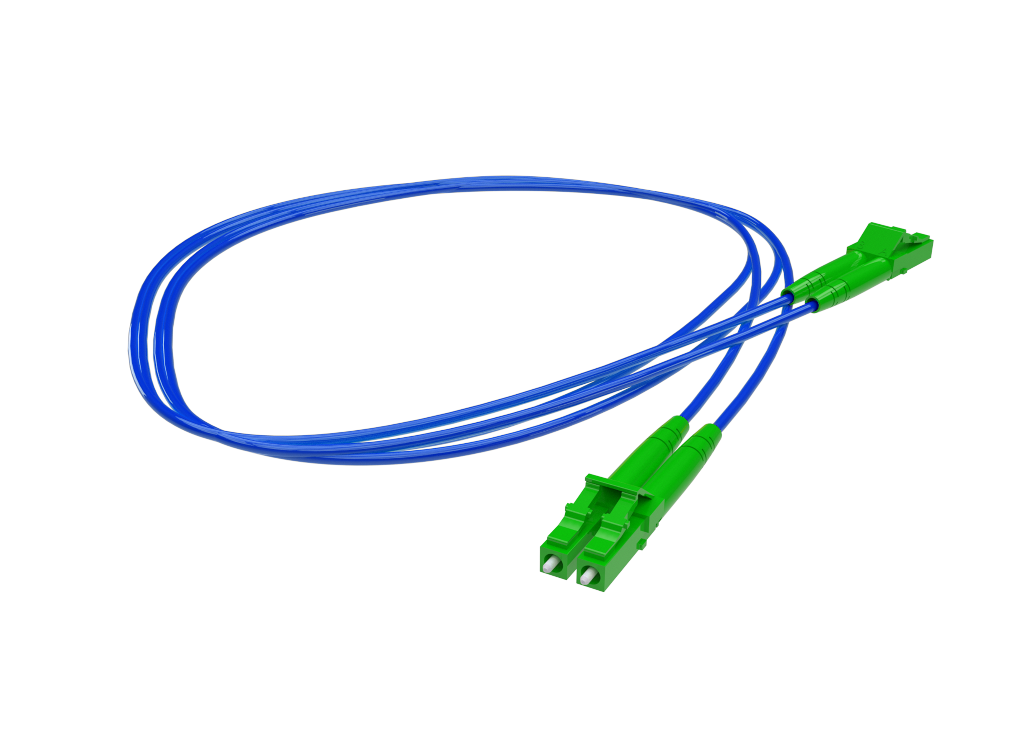 CORDAO OPTICO DUPLEX LC/APC-LC/APC- 2M - 2 Flex Telecom